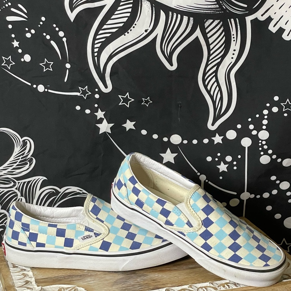 COPY - Blue topaz slip on VANS
